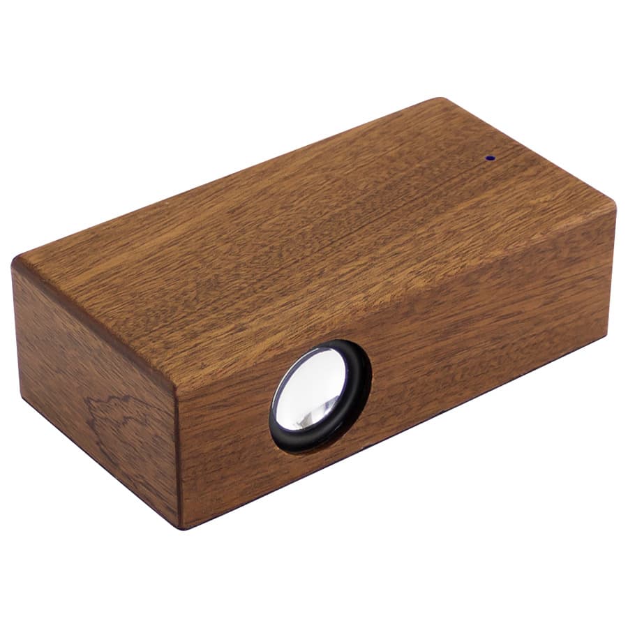 Parlante Grande Inducción Madera Nogal — imagen 3