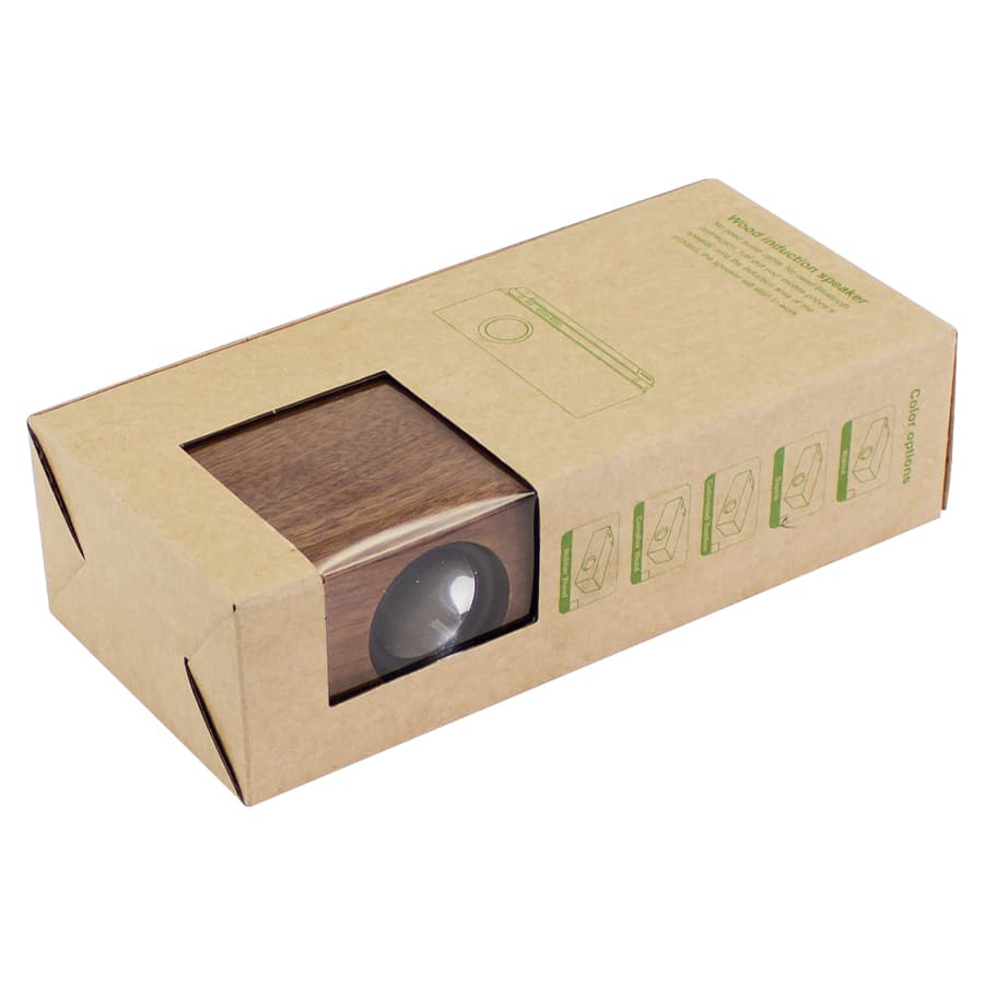 Parlante Grande Inducción Madera Nogal — imagen 6