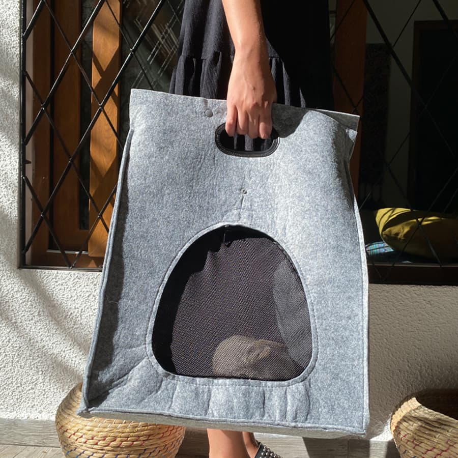 Bolso de Fieltro Porta-Mascota — imagen 7