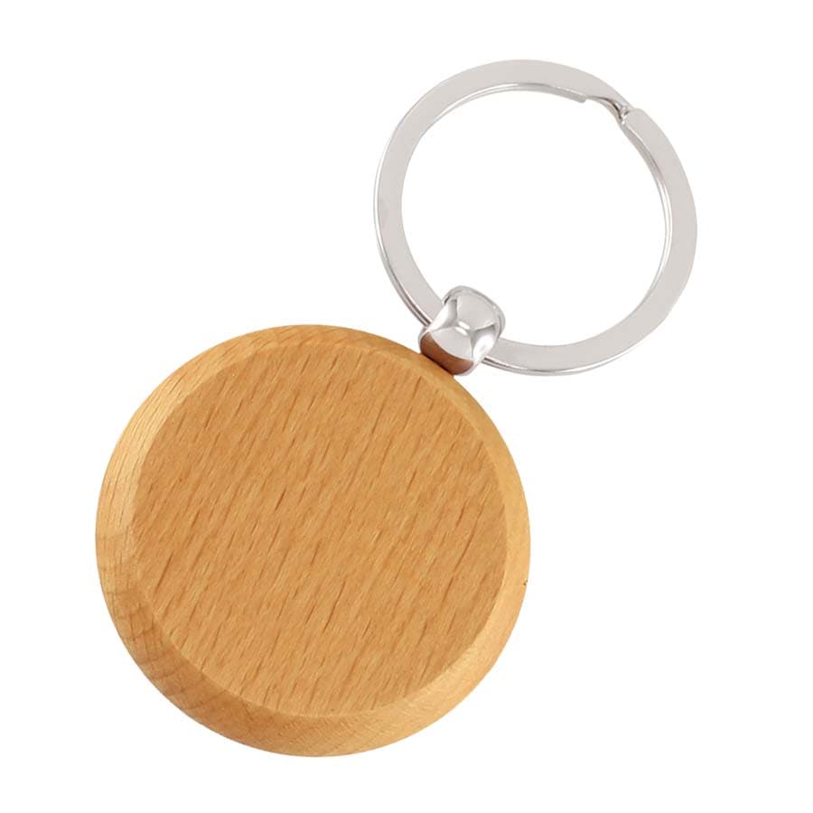 Llavero Redondo de Madera — imagen 2