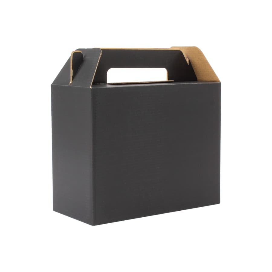 Caja autoarmable con asas, 25x20x12 cm — imagen 2