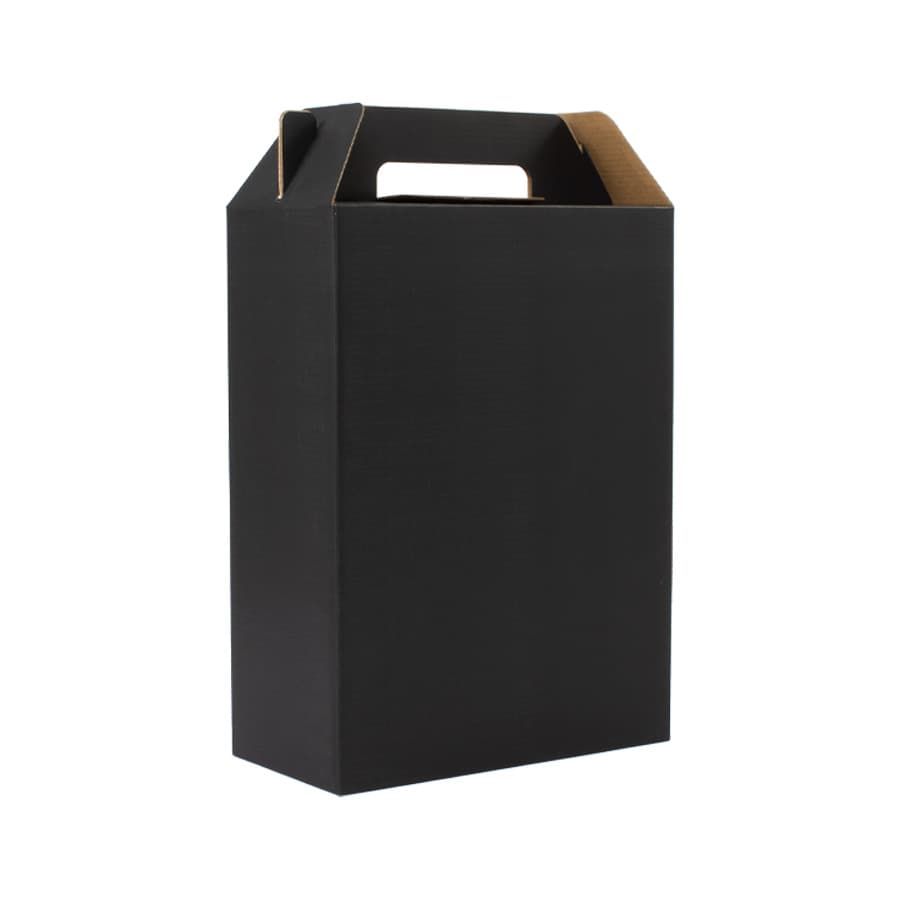 Caja autoarmable con asas, 26x35x13 cm — imagen 2