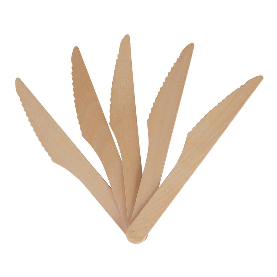 Bolsa con 100 cuchillos de madera de Abedul — imagen 3