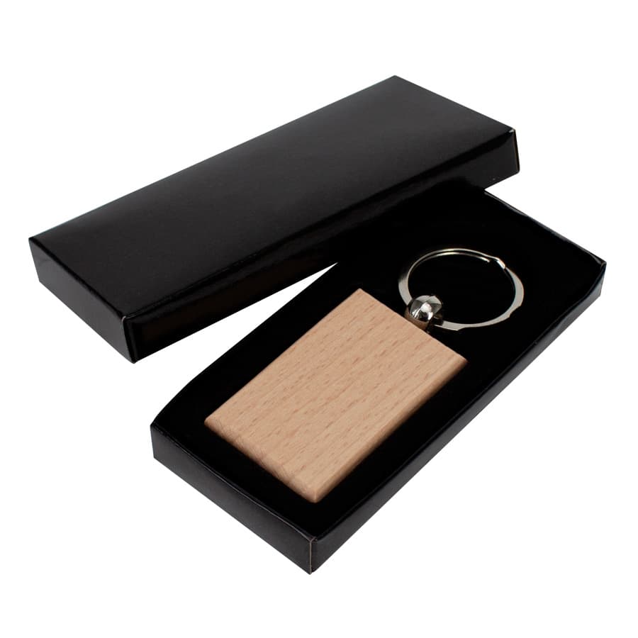 Llavero Rectangular de Madera — imagen 3
