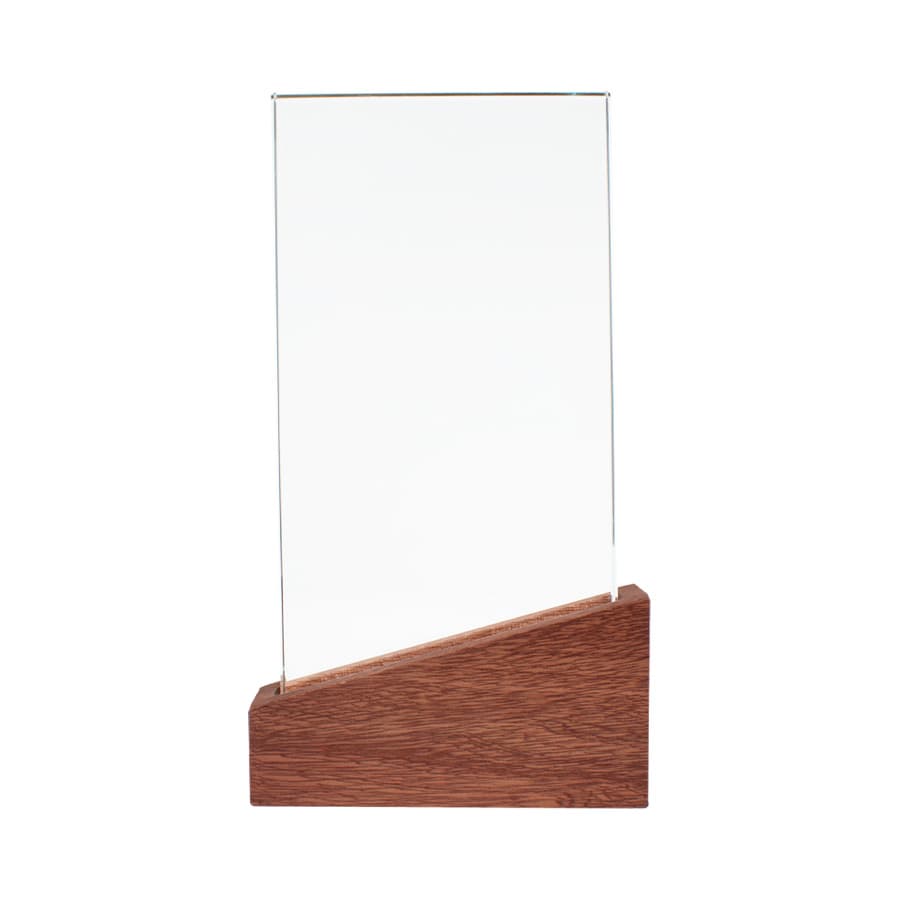 Trofeo Galvano de Madera y Cristal «Lido» — imagen 3