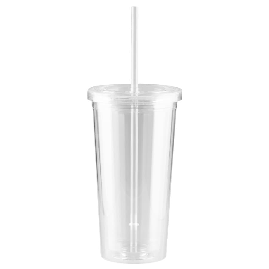 Vaso plástico doble pared aislante 600cc — imagen 4