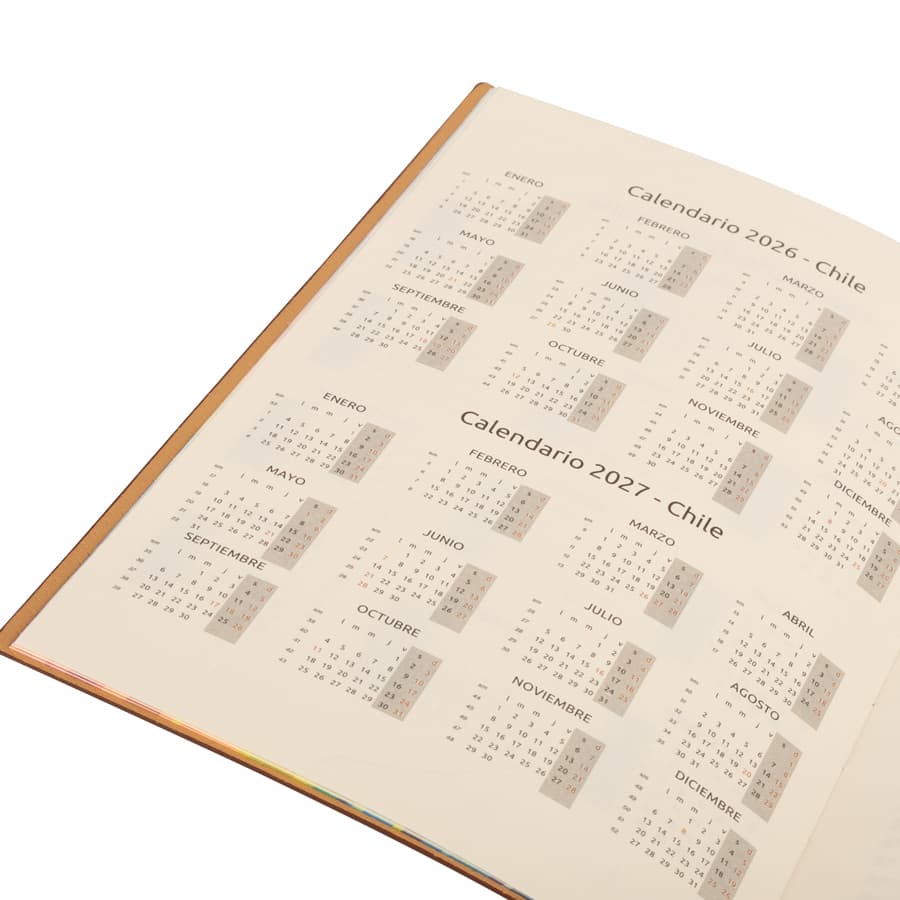 Agenda – Memo – Calendario «THOMSON» de Eco-Cuero — imagen 7