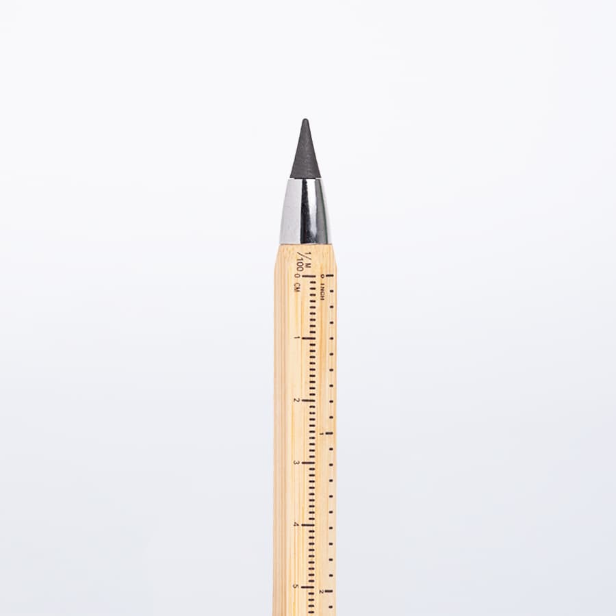 Lápiz de Bamboo con punta Tungsteno, Puntero Touch-Screen y regla de medir — imagen 4