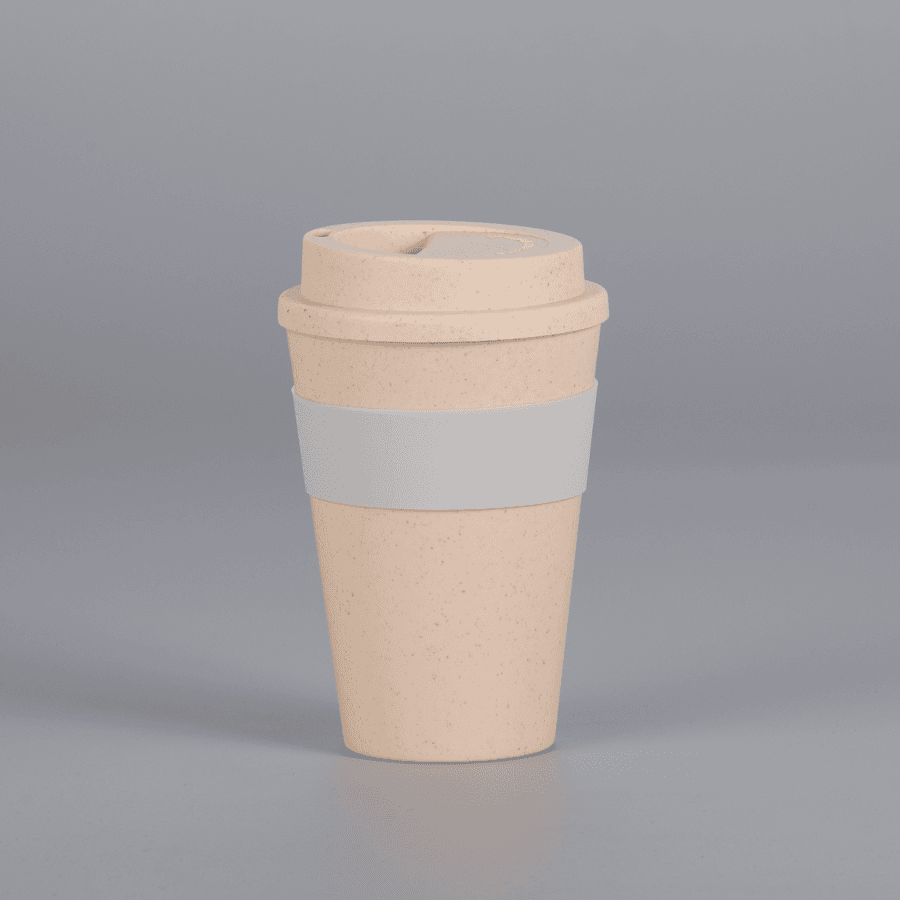 Mug Eco Cup «WHEAT STRAW» 355cc con banda silicona — imagen 7