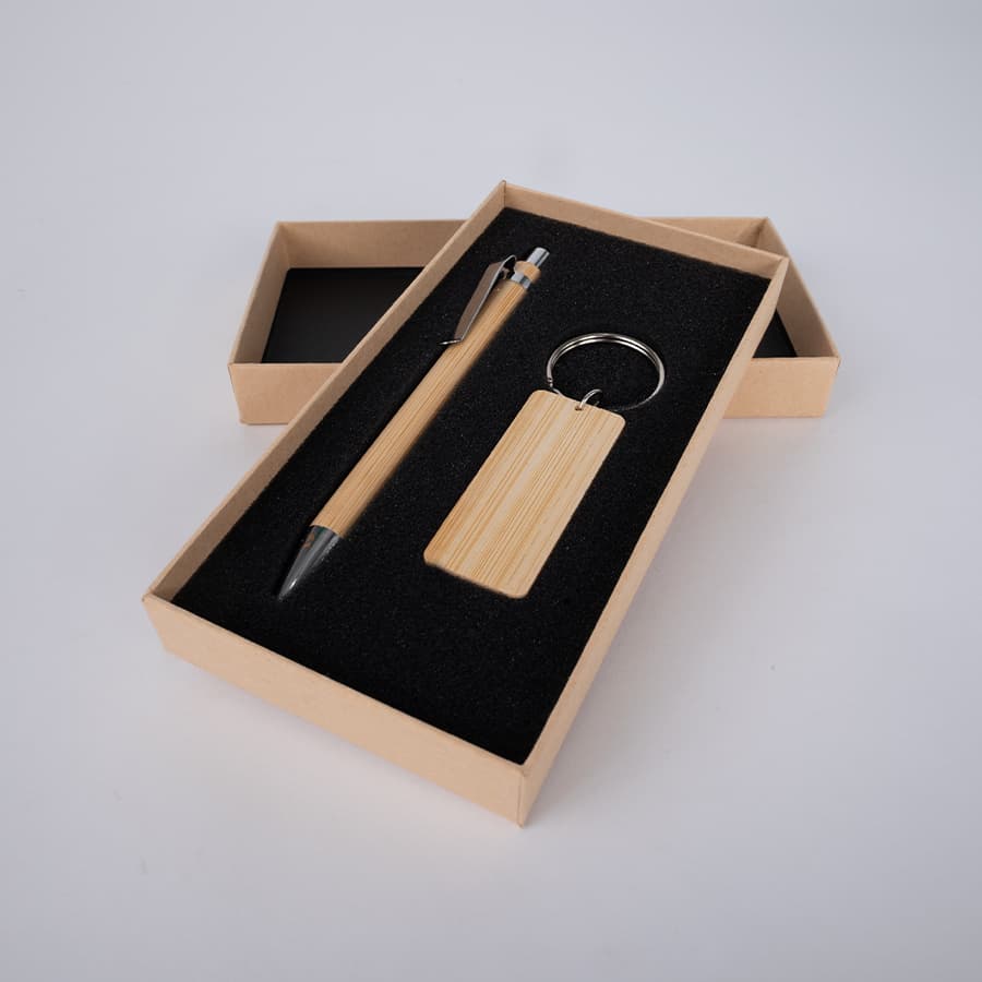 Set de Regalo ecológico «ELAIN» bamboo. — imagen 2