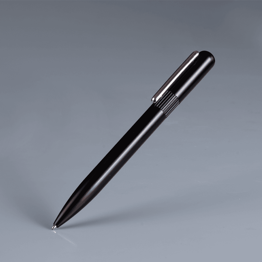 Bolígrafo «BARRICK» con clip encobrizado.