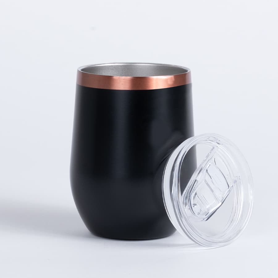 Vaso térmico negro/encobrizado «LEEDS» 350cc